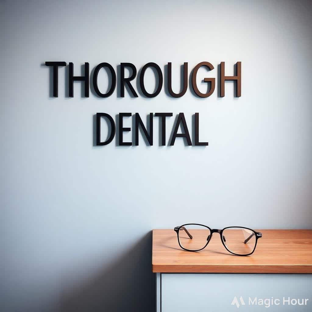 Our dental practice sign